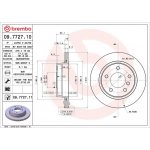 Brzdový kotouč BREMBO 09.7727.11 | Zboží Auto