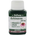 MedPharma Echinacea 100 mg + vit.C + zinek 37 tablet – Zboží Mobilmania