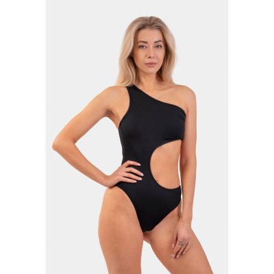 Nebbia Asymmetric monokini na jedno rameno černá – Zboží Mobilmania