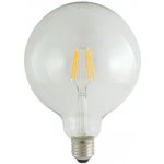 TRIXLINE Žárovka Filament LED E27 4W G125 bílá teplá P484 – Hledejceny.cz