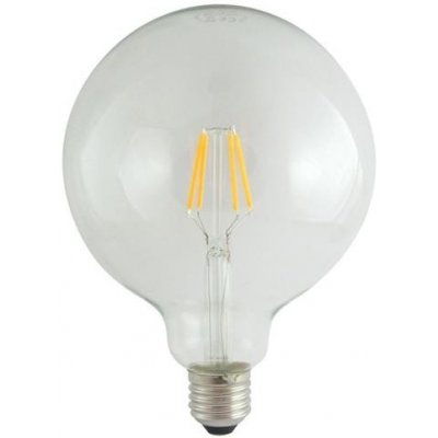 TRIXLINE Žárovka Filament LED E27 4W G125 bílá teplá P484 – Hledejceny.cz