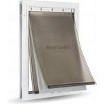 PetSafe Extreme Weather Door L šedá 34,1 x 50,8 x 8,3 cm – Sleviste.cz