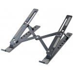 Genius G-Stand M250, Podstavec, pro notebook, tablet a telefon, nastavitelný, skládací, nosnost 15kg, hliníkový, šedý – Hledejceny.cz