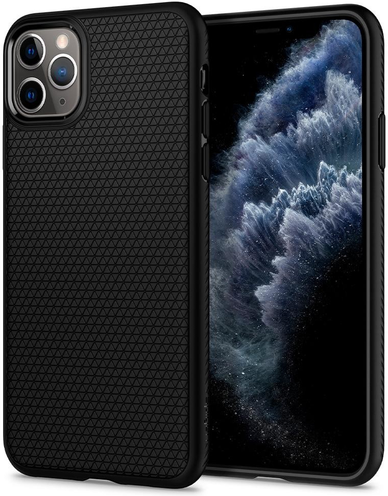 Pouzdro Spigen Liquid Air iPhone 11 Pro Max černé