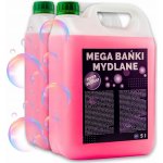 MEGA FUN Tekutina pro velké i malé mýdlové bubliny 10 litrů + 3 TYČINKY – Zboží Dáma