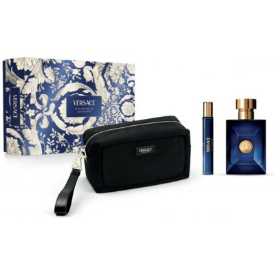 Versace Pour Homme Dylan Blue EDT 100 ml + EDT 10 ml + kosmetická taštička dárková sada – Sleviste.cz