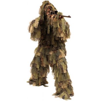 Mil-tec maskovací Ghillie Suit Oak Leaf 3D woodland