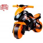 Teddies motorka oranžovo-černá plast 35x53x74cm – Zboží Dáma