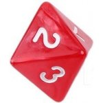 Tlama games Hrací kostka osmistěnná perleťová Varianta: Červená d8 – Zboží Živě