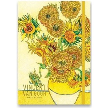 Shkolyaryk Skicák Klimt&Van Gogh A5 tečkovaný 80 listů tvrdé desky 150229