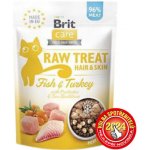 Brit Raw Treat Cat Hair & Skin Fish & Turkey 40 g – Sleviste.cz