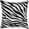 Dekorační povlak na polštáře Annam přírodní styl černý zebra 45 x 45 cm