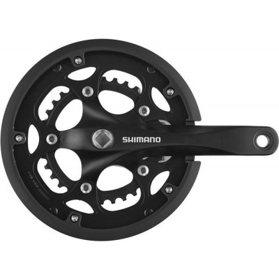 SHIMANO Střed CLARIS RS200 175mm 50/34z. s krytem 8k. na čtyřhran černý – Sleviste.cz