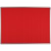 Tabule VMS Vision ekoTAB Textilní nástěnka červená Stříbrná 60 x 90 cm