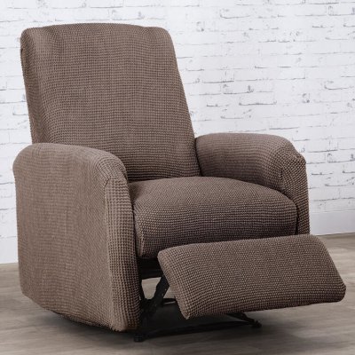 Nueva Textura strečový potah na relaxační křeslo Niagara tabákový 70 - 90 cm – Sleviste.cz