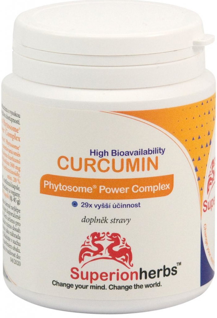 Superionherbs Curcumin Phytosome Power Complex 90 kapslí