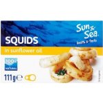 Sun & Sea Kalamáry ve slunečnicovém oleji 111 g – Sleviste.cz