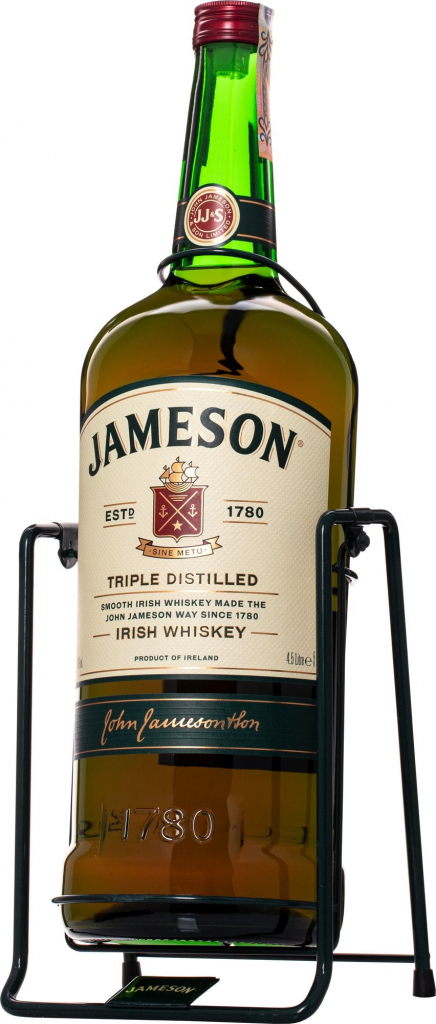 Jameson 40% 4,5 l (holá láhev s kolískou)