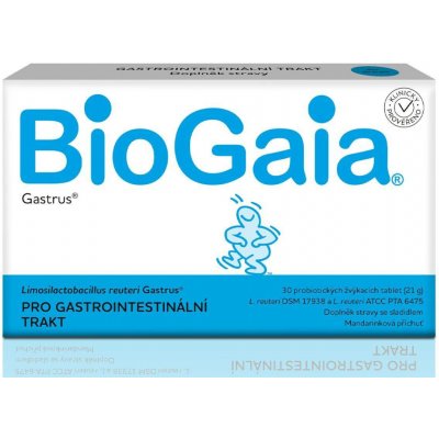 BioGaia Gastrus 30 probiotických žvýkacích tablet – Sleviste.cz