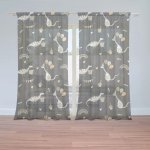 Sablio Záclony Dinosauří párty: 2ks 150x250cm – Hledejceny.cz