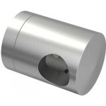 Hahn Steel Spojovací úchyt pro tyč O12,0 mm / pro profil (plochý povrch), nerezová ocel AISI 304, brus – Zboží Mobilmania