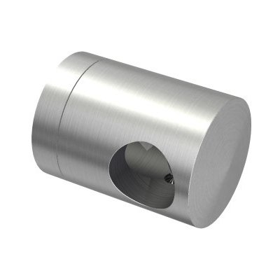 Hahn Steel Spojovací úchyt pro tyč O12,0 mm / pro profil (plochý povrch), nerezová ocel AISI 304, brus – Zboží Mobilmania
