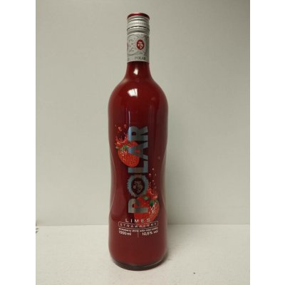 Polar Limes Strawberry 10,5% 1 l (holá láhev) – Hledejceny.cz