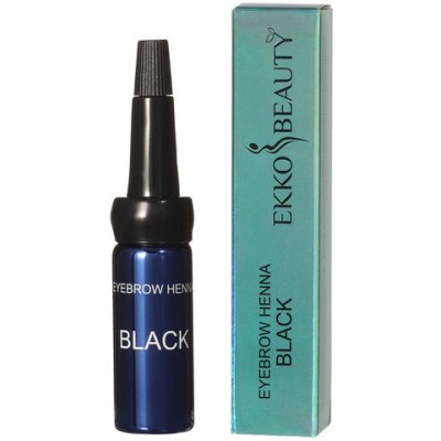 Nikk Mole ekkobeauty henna na obočí Black 5 ml – Zboží Dáma