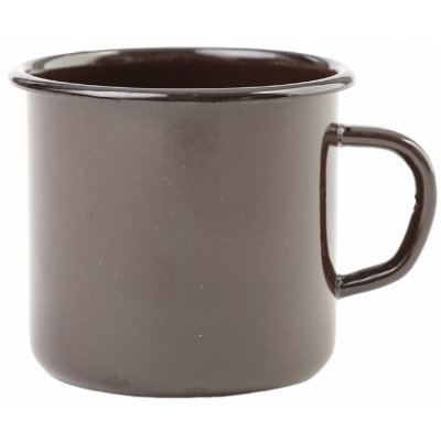 OLYMP smaltovaný hrnek 8 cm čokoládový čokoládový 211 29 400 ml – Zboží Dáma