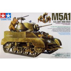 Tamiya 35313 US Lehký tank M5A1 operace Pursuit 1:35