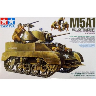 Tamiya 35313 US Lehký tank M5A1 operace Pursuit 1:35 – Hledejceny.cz