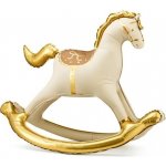 PartyDeco Balónek fóliový Houpací koník 118x104 cm – Zboží Dáma