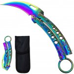 Balisong Rainbow karambit – Zboží Dáma