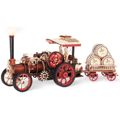 ROBOTIME Rokr 3D dřevěné puzzle Parní stroj 469 ks – Sleviste.cz