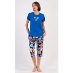 Vienetta dámské kapri Květy modrá – Zboží Mobilmania