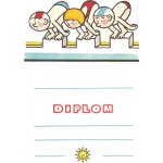 DD02o Diplom dětský – Zboží Dáma