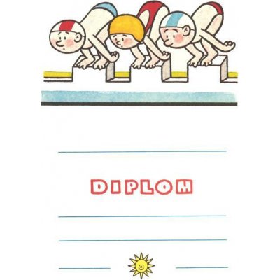DD02o Diplom dětský – Zboží Dáma