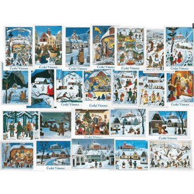 MFP Paper s.r.o. pohlednice vánoční Josef Lada (100) 1170110 – Zboží Mobilmania