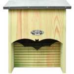 Esschert Design Budka pro netopýry BAT, s pozinkovanou stříškou, 38x17x45cm, přírodní – Zboží Mobilmania