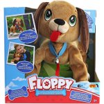 EP Line Pejsek Floppy 28 cm poskakující štěně na vodítku