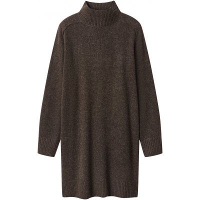 Esmara Dámské pletené šaty s podílem vlny hnědá – Hledejceny.cz