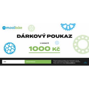 Dárkový poukaz 1000Kč Poštou: v obálce