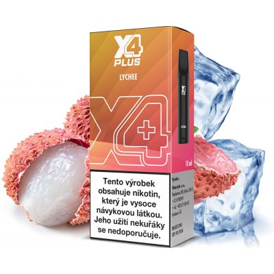 X4 Plus Pod cartridge Lychee 2 ml 20 mg 1ks – Zboží Mobilmania