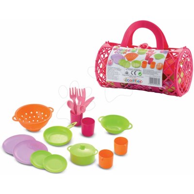 Écoiffier Bubble Cook 982 jídelní set růžový – Sleviste.cz