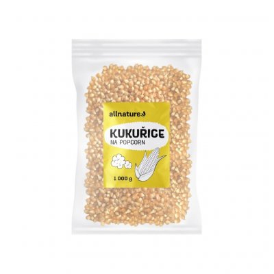 Allnature Kukuřice na popcorn 1 000 g – Sleviste.cz