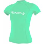 O'Neill Wms Basic Skins S/S Rash light aqua – Zboží Dáma