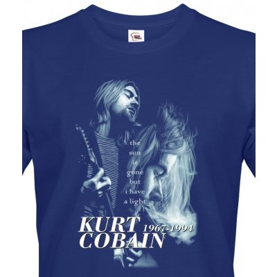 Bezvatriko Kurt Cobain Modrá Canvas 0964 – Zbozi.Blesk.cz