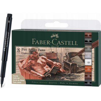 Faber-Castell 8 ks zvýrazňovač černý – Zboží Živě