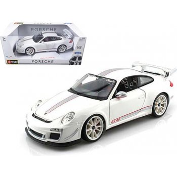 Bburago Plus Porsche 911 GT3 RS 4.0 bílá 1:18