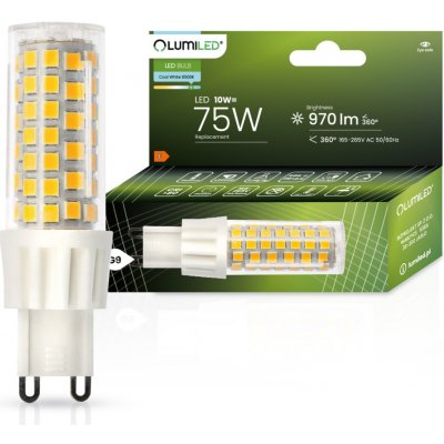 Lumiled LED žárovka LED G9 corn 10W = 75W 970lm 6500K Studená bílá 360° – Hledejceny.cz
